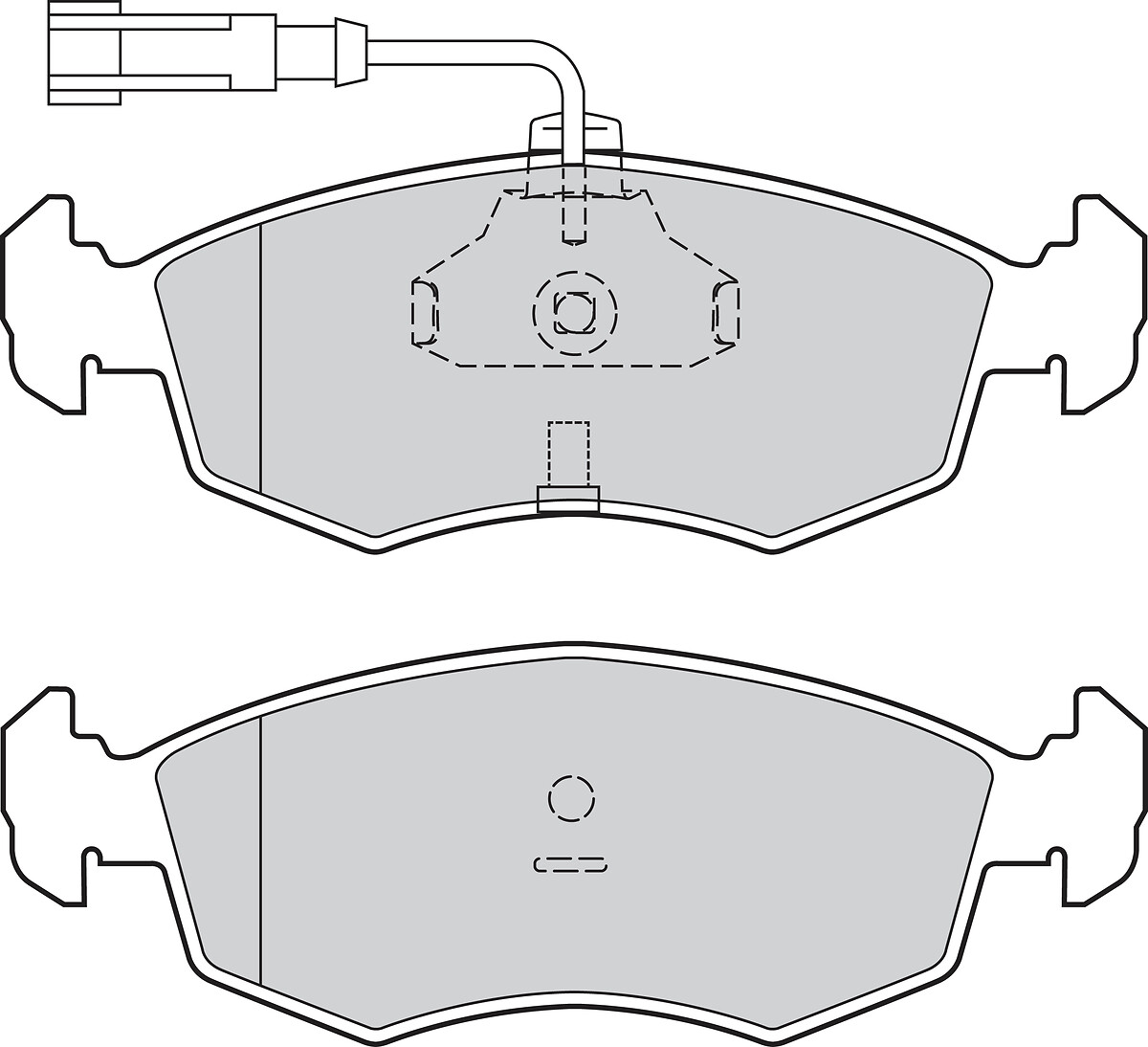 Jeu de 4 plaquettes de frein VALEO ref. 302330